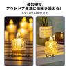 12 LED Candle Lights, Translucent, Christmas Decoration, Soothing Light, Flashing, Warm Color, Fragrance-Free, Flameless, Night Light, Sleep Aid,