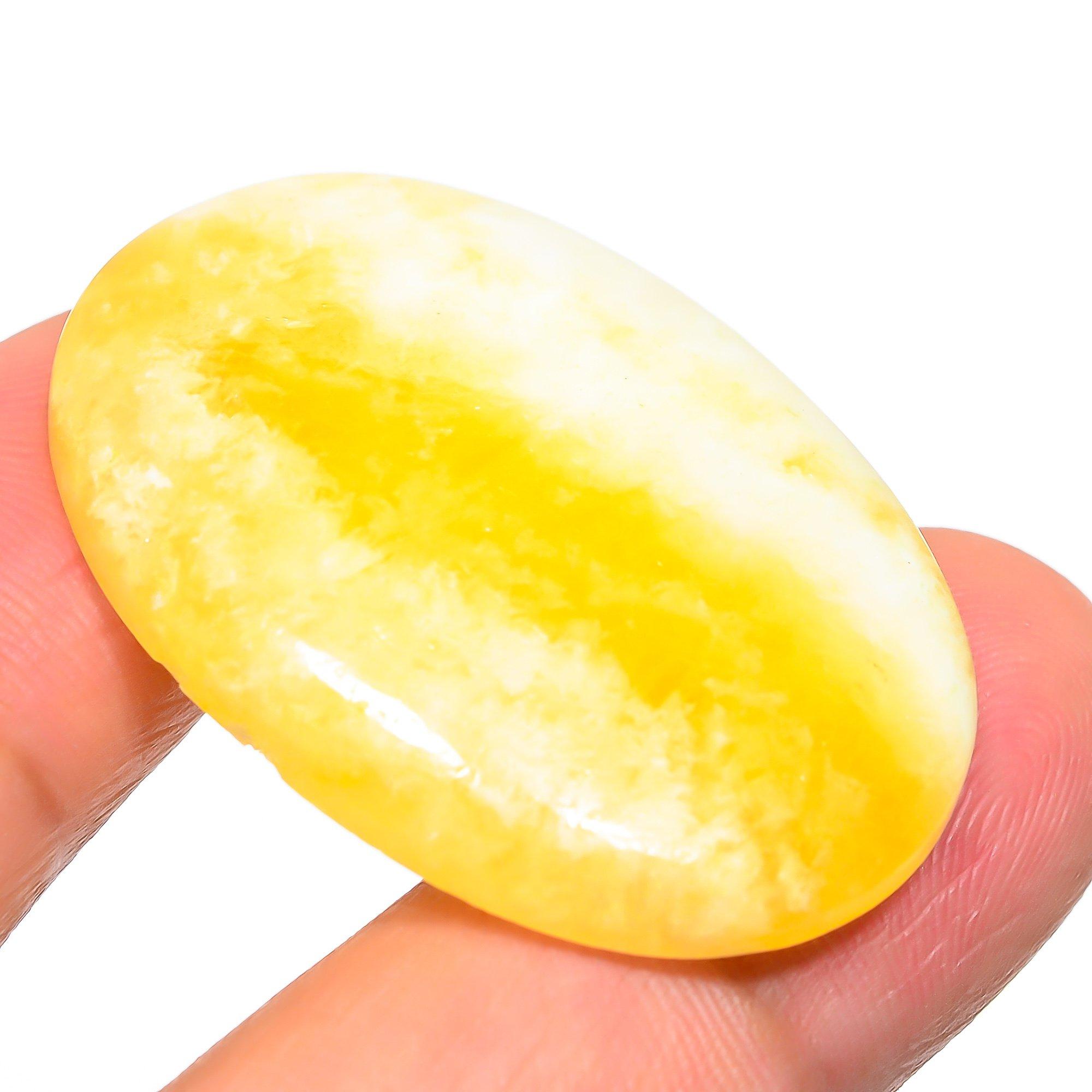 

Yellow Septarian 2.7x3.9mm Natural Cabochon Fine Loose 55.1Cts. g3k70 жёлтый