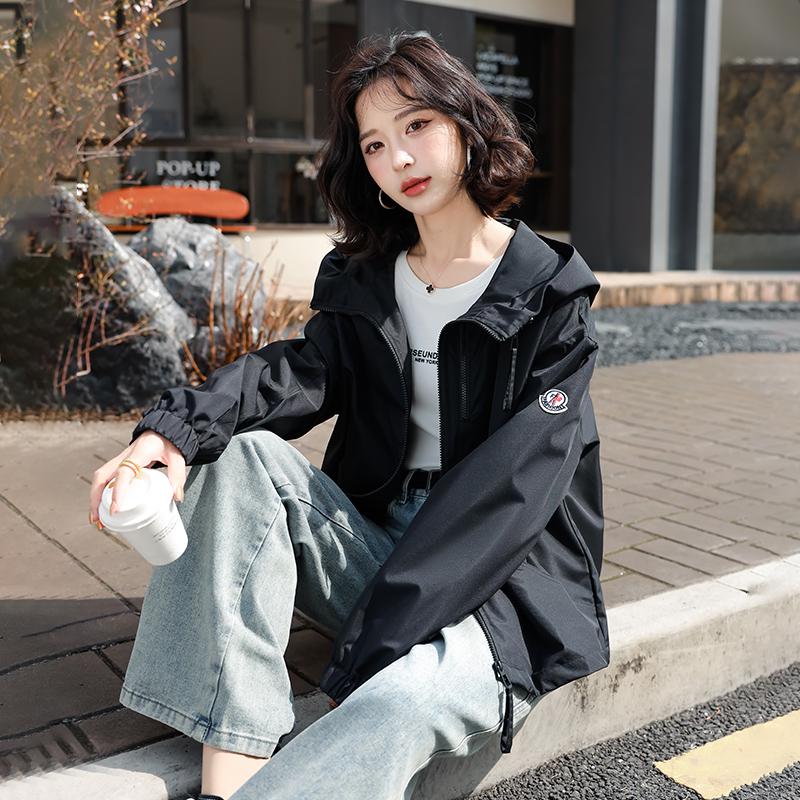 Brand New Women's Hooded Thin Jacket 2025 - Hot Style, Sunscreen, Loose Fit, Trendy Casual Outerwear
