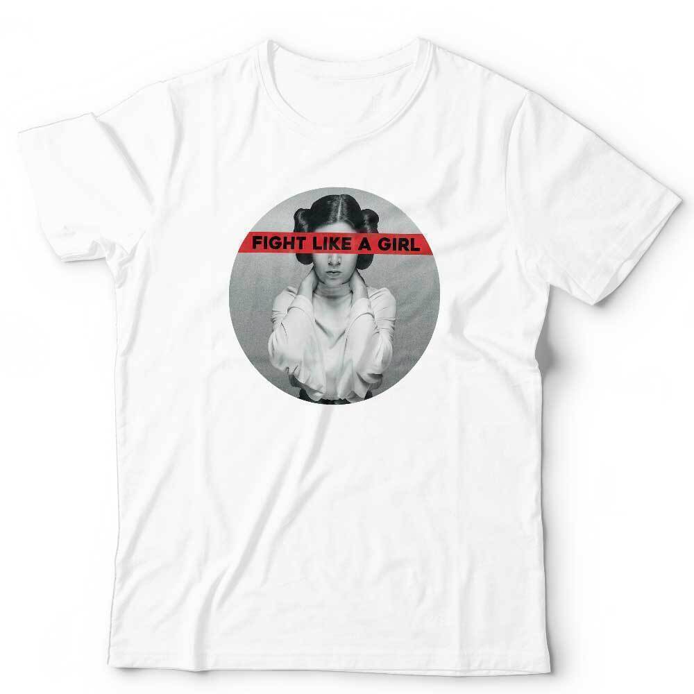 Fight Like A Girl Tshirt Unisex Kids Princess Leia Feminist Feminism Powerful