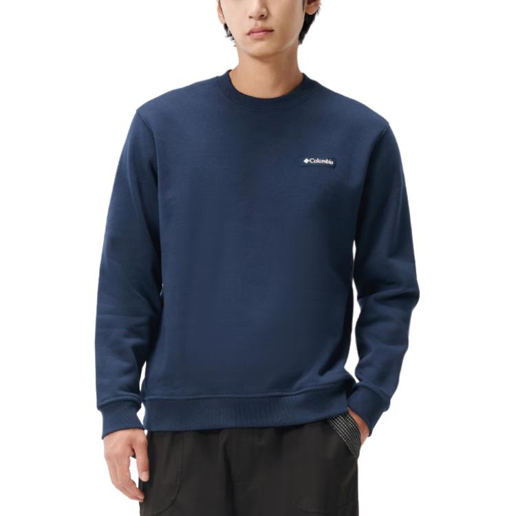 Columbia Casual Outdoor Sweatshirt Men's Dark Blue AE3505-464
