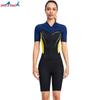 Unisex 1.5mm Neoprene Snorkeling Wetsuit Short Sleeve Shorts Swimming Diving Surfing Winter