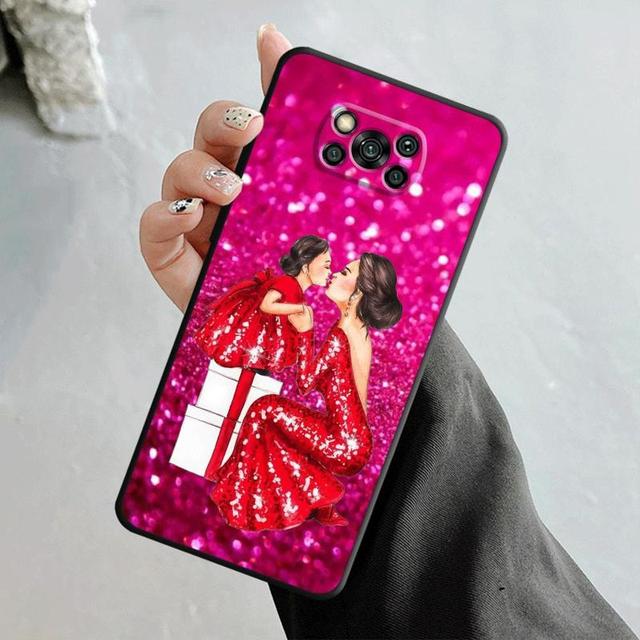 Husă pentru Xiaomi Poco X3 Nfc X4pro X5 M3 pentru Mi 12 13 11 10 10t 8 Note10 Lite 11ultra 11t F1 Femei Super Mom Baby Princess Queen
