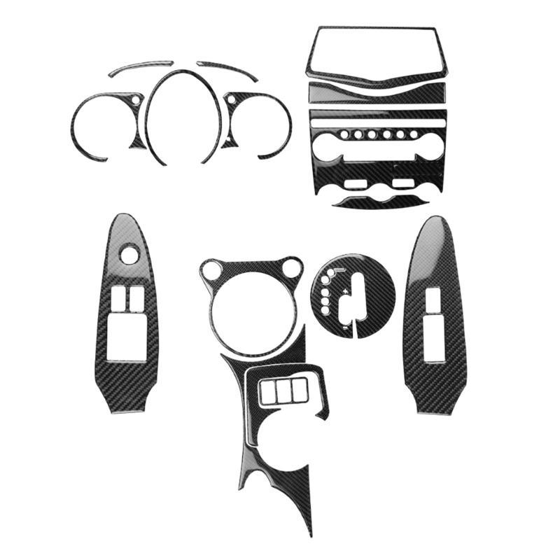 

Complete Set of 17 Interior Trim Accessories Full Coverage Interior Decor Kits Interior Covering Package fit for 370Z