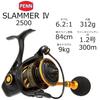 PENN Slammer IV 2500 Durable, Rugged, Offshore Jigging, Casting, IPX