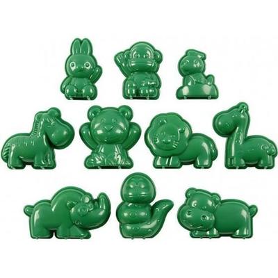 Sandy Clay 10 Piece Animal Sand Molds