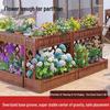 Nuoshuer Outdoor Solid Wood Planter Box with Partition