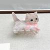 Cute Cat Hair Clips Claw Clips for Short Long Hair Acetate Hairpin Fashion Hair Accesories for Women Girls and Cat Lover