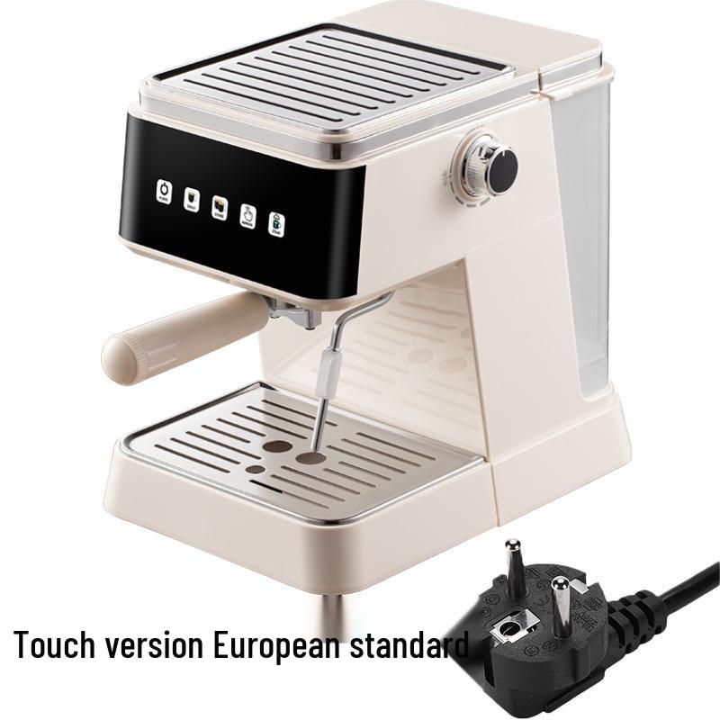 New Semi-Automatic Espresso Machine with Milk Frother & Pressure Gauge