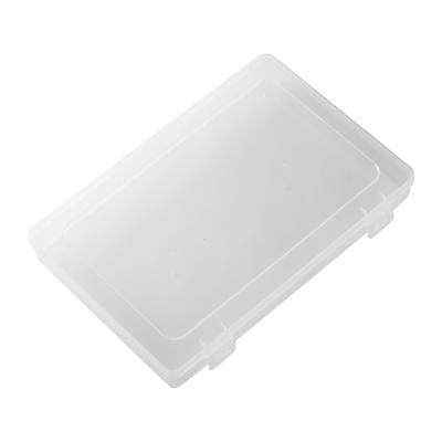 Nail Display Box Dusproof Large Capacity Portable Empty Nail Package Box Transparent S