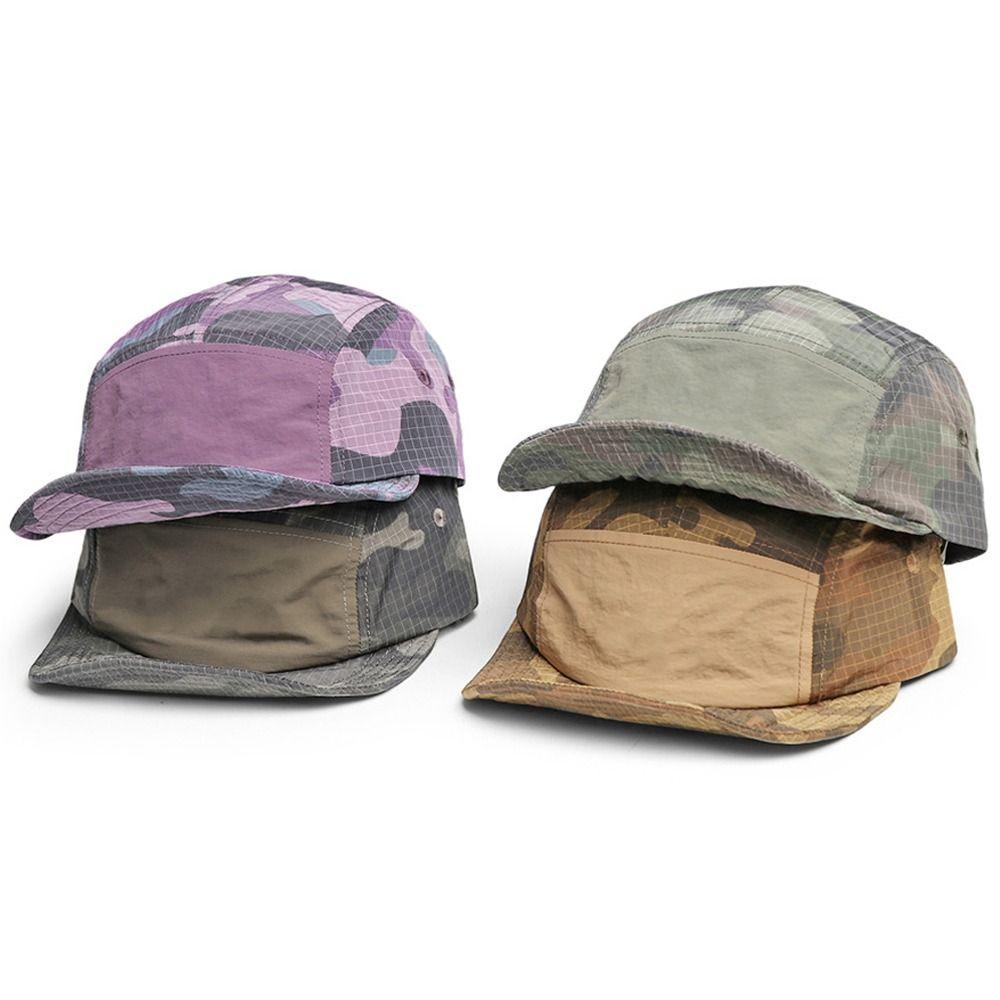 Simple Sunshade Baseball Cap Quick Drying Breathable Peaked Caps Camping Running Fishing Sports Cycling Hats Outdoor