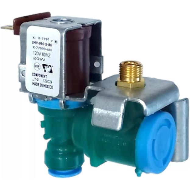 WPW10498990 Refrigerator Water Valve for Whirlpool Robertshaw K-77999 K-77999-AM IMV990 2188784 2210515 2219594 W10342318 W10498990 AP6022336