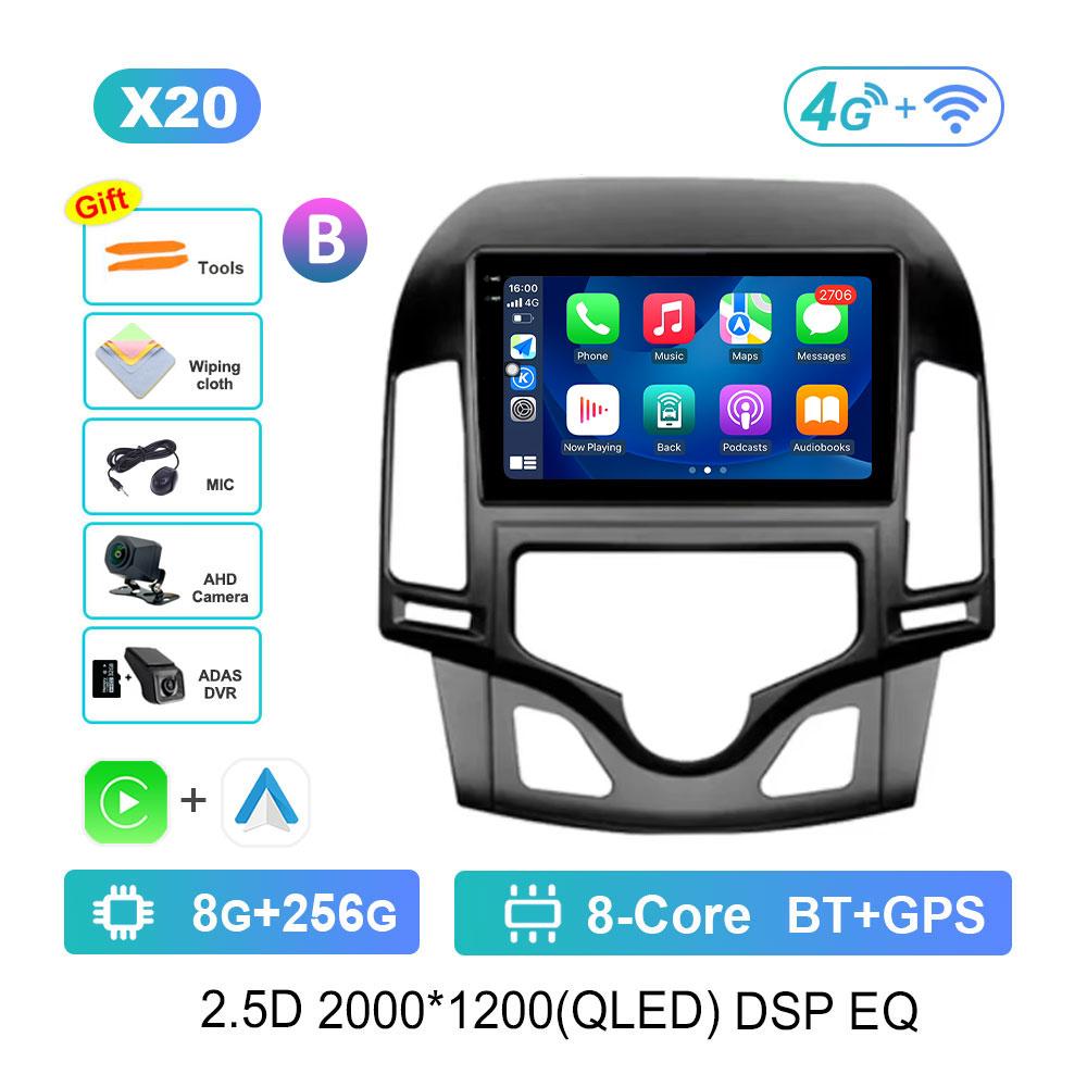 Android OS Car Radio Multimedia Player for Hyundai I30 2006 - 2011 WiFi GPS Navigation DSP Stereo Split Screen BT Head Unit