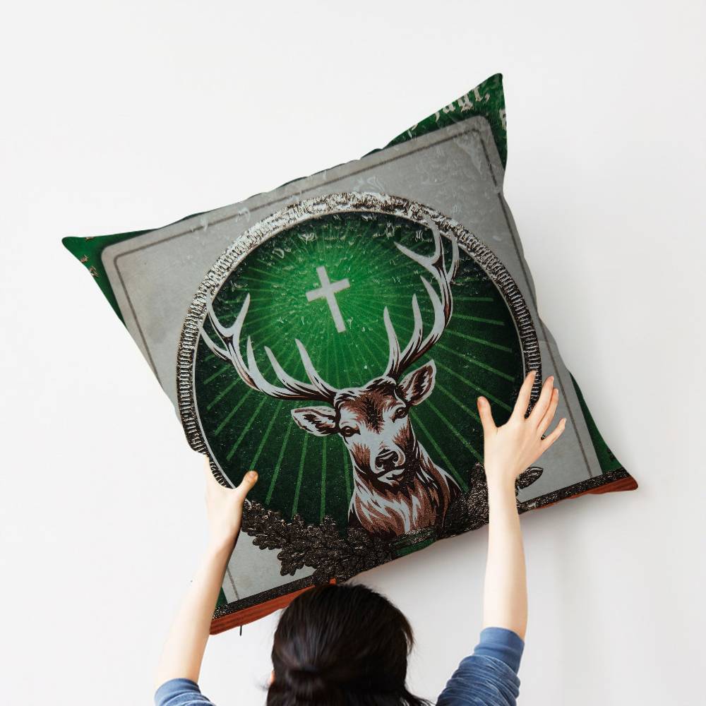 J-Jagermeisters Pillow Covers Cartoon Sofa Decorative Home Double-sided Printing Short Plush Cute Cushion Cover