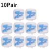 Reusable Noise Reduction Sleeping Ear Plugs Hearing Protector with Box Soft Silicone Earplugs Waterproof Swimming Ear Plugs