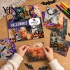 Durable Scrapbooking Sheets 12 Purple Gothic Halloween Scrapbook Paper, Double Sided Decorative Craft Thick Paper for Card Making, Origami,
