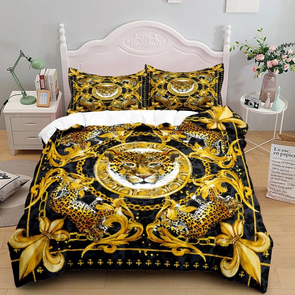 Baroque Pattern Bohemian Bedding Collection For Kids And Adults Duvet Cover Pillowcase Twin Queen Size Bed Home Textile