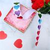 Valentine's Day Glitter Heart Stickers,Heart Stickers Roll,Heart Labels For Anniversaries Wedding(500Pcs/Roll)