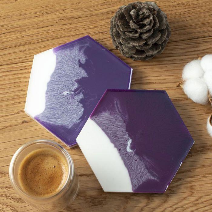 Silicone Mold - PEBEO - Hexagonal - 2 Pcs - Black - Creative Hobbies