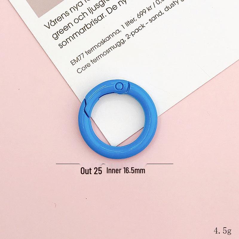 Anelli a Molla Colore Caramella – 25mm Accessori per Gioielli e Portachiavi