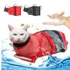 Shower Bag Breathable Mesh Cat Bathing Bag Adjustable Anti Escape Anti Scratching Bag Anti Scratch Pet Bathing Bag Ears Clean