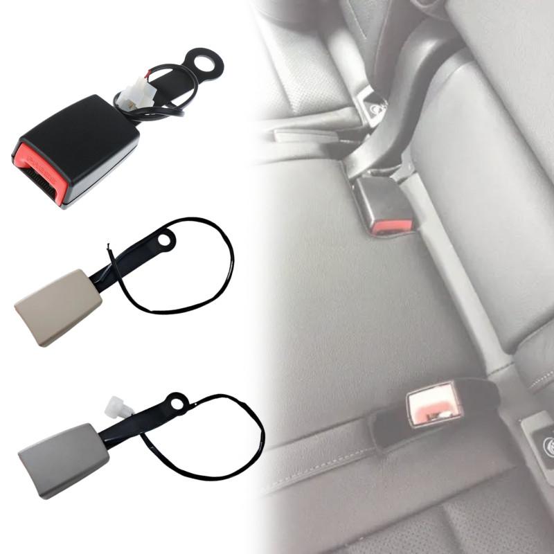 Automotive Safety Belt Buckle Connector With Warning Signal For Car Safety And Security