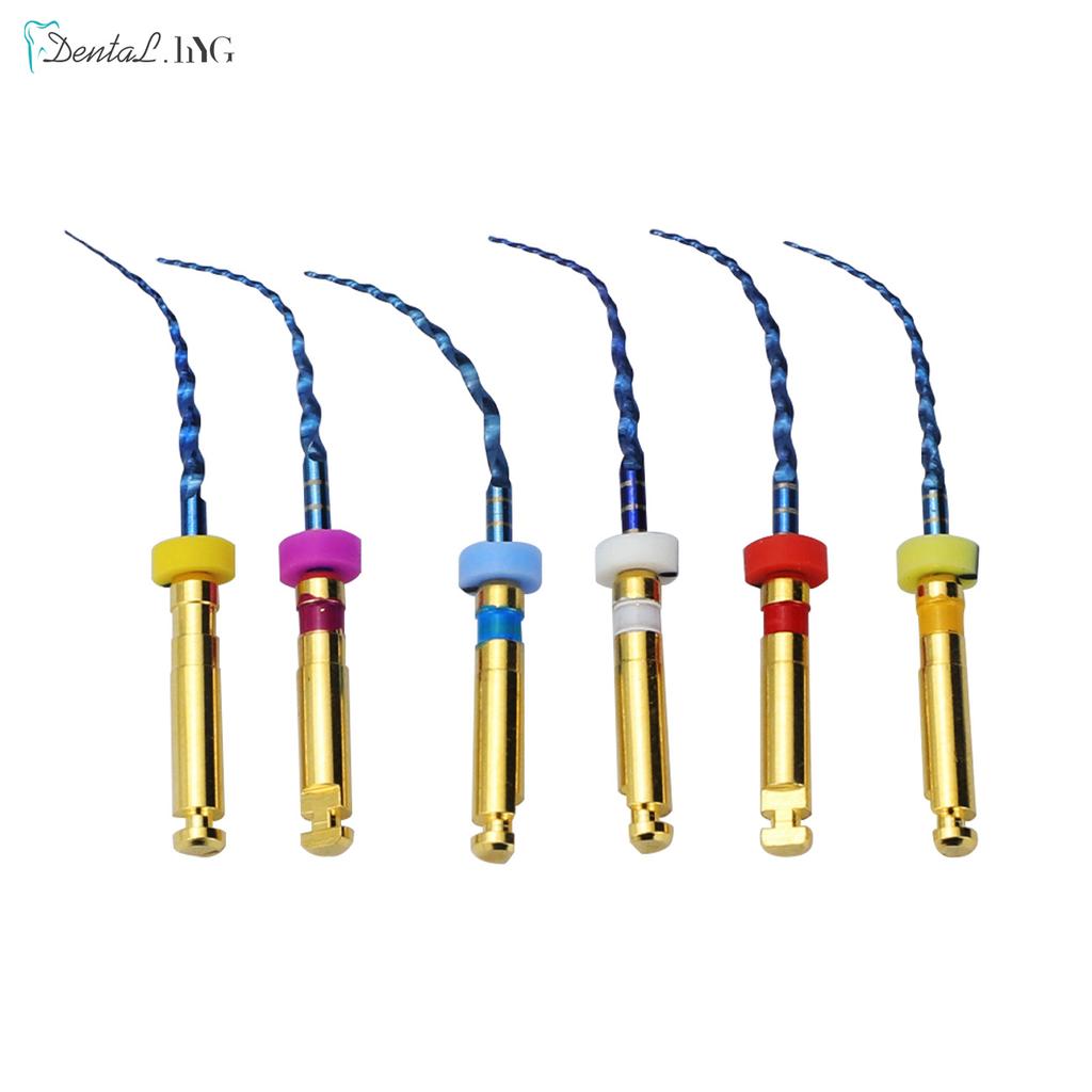 Zahnärztliche SX-F3 Blaue Feilen Nickel-Titan Rotierend Universell Motor Endodontisch Anti-Ermüdung Konstant Nadel Zahnmedizin Wurzelkanal Material