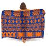 Polynesischer Damen-Sarong Hawaiianisches Strandparty-Schal Winddicht Sonnenschutz Einteiler Samoa Blumendruck