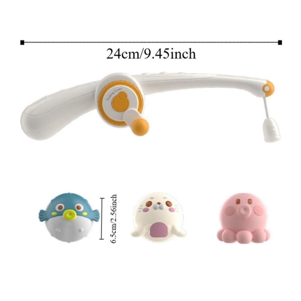 Octopus Bathroom Fishing Toy Pufferfish Fishing Water Toy Children's Fishing Toy Mischief Gift