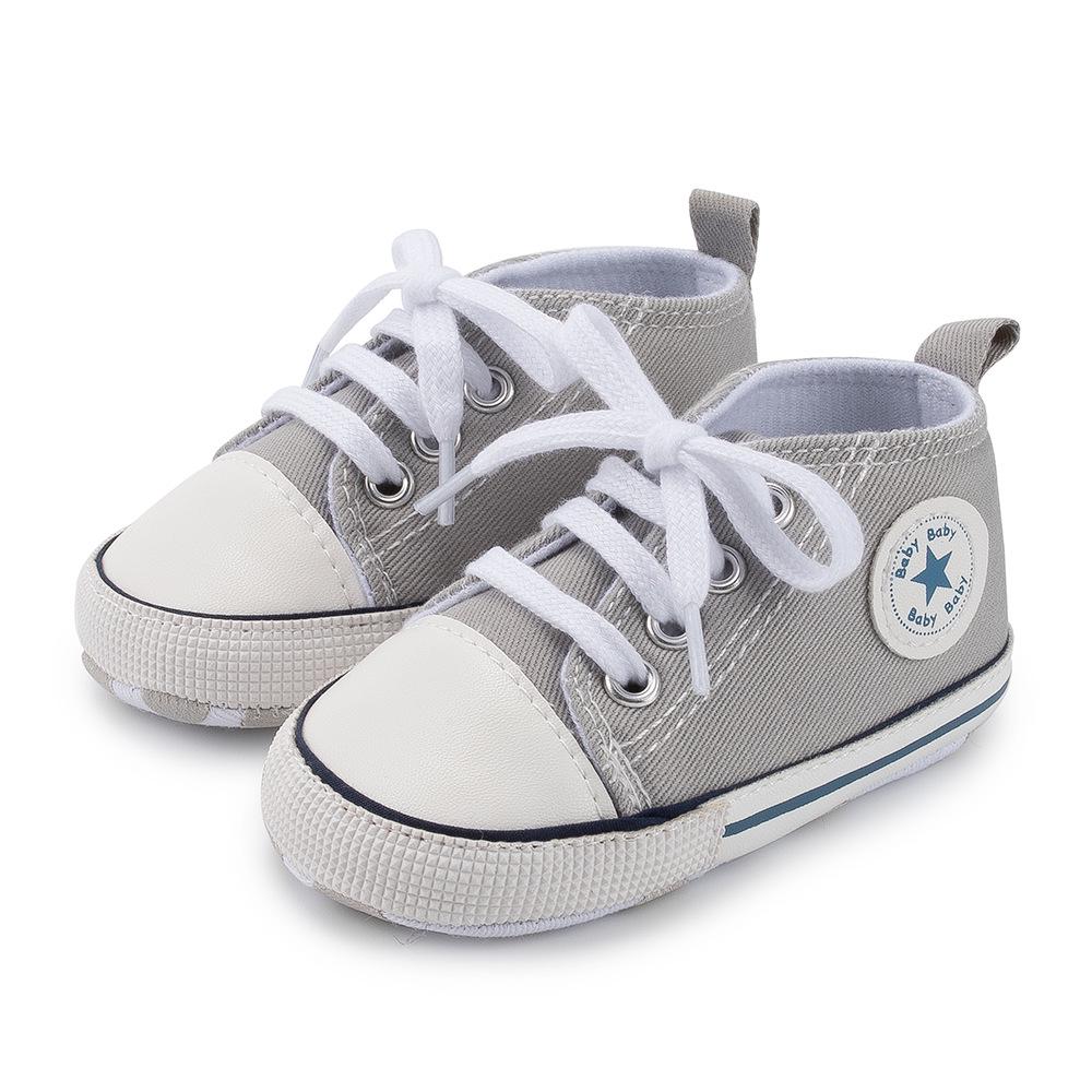 Hot-Selling Classic Canvas Baby Shoes: Soft Sole Toddler Walking Shoes