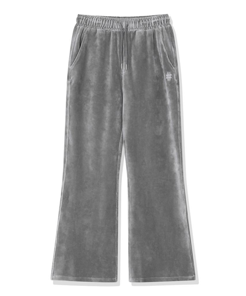 BEENTRILL Women'S Velour Bootcut Sweatpants (Grey)