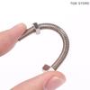 1Pcs Silver Bending Screw Mentalism Magic Tricks Close Up Street Magie Props Professional Strong Man For Magician Stage Magia
