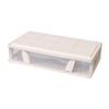 Under Bed Storage Box Closet Organizer Lidded Storage Bin Container for Study Room
