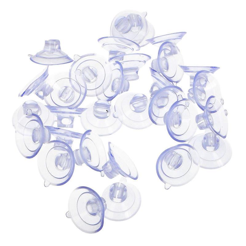 30 Pcs Christmas Light Suction Cups Mini Light Suction Cup Hooks Hang String Christmas Lights Decorations Christmas Light Suction Cup Clips