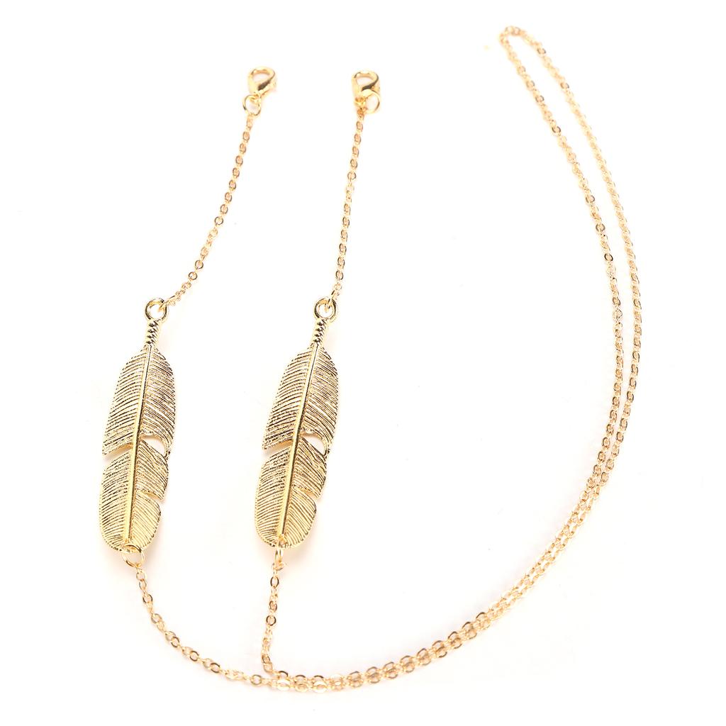 Federanhänger Brillenkette Legierung Tragbar Stilvoll Gesichtsschutz Lanyard Band Schmuck