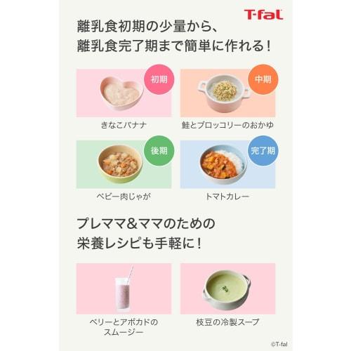 Tefal Hand Blender 3-in-1 Baby Food Making/Crushing/Mixing "Hand Blender Baby Light Gray" Recipe Book Included HB65GDJP