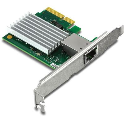 Placa de rede Ethernet 10Gb - TRENDNET TEG-10GECTX - PCI Express 2.0 x4 - 1 porta - Par trançado