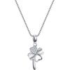 Jewelry Long Four-leaf Clover Classic Diamond Pendant Korean Version Fashion Simple Necklace Ins