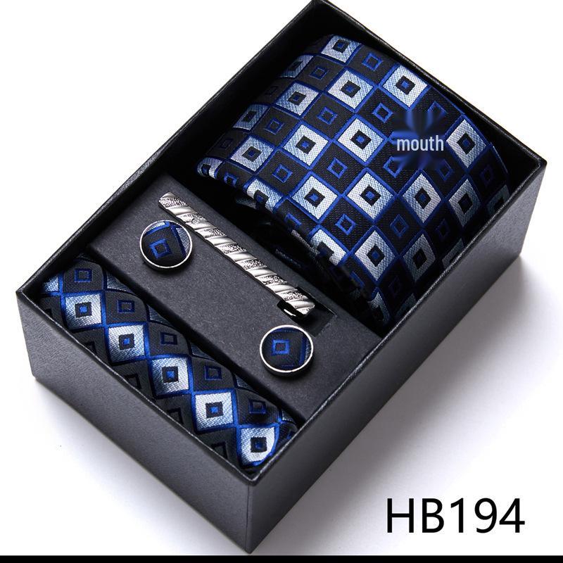 Men's Six-Piece Tie Set for Business or Wedding