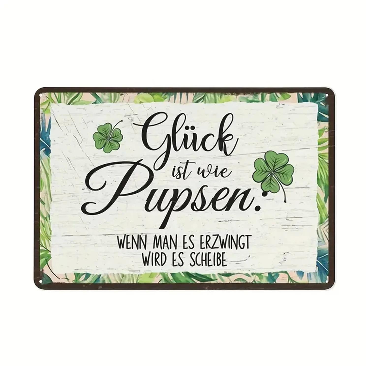 

Немецкие юмористические фразы, забавные высказывания, винтажный знак, ретро-металлический знак для дома, комнаты, квартиры, офиса, бара, кафе, кабинета, настенный декор 20x30cm