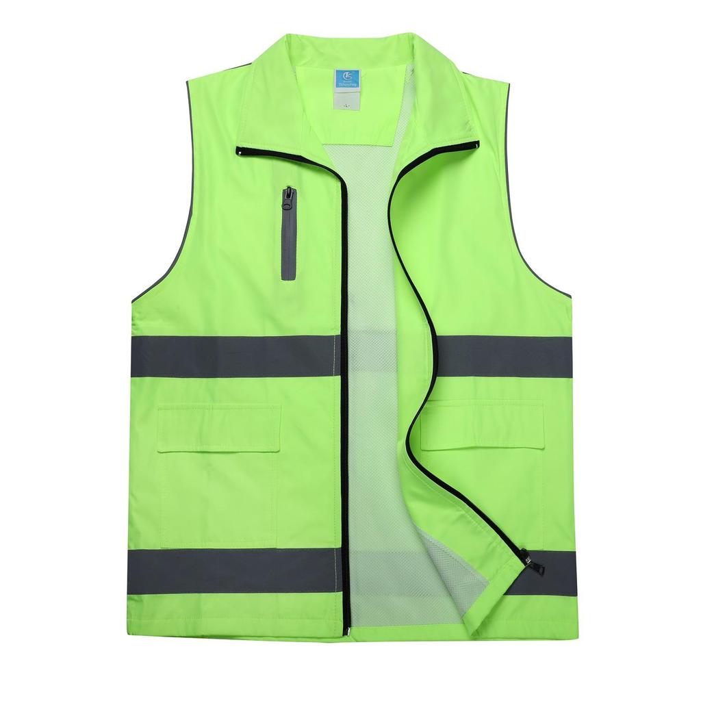 Custom Printed Reflective Volunteer Vest for Events and Construction Safety