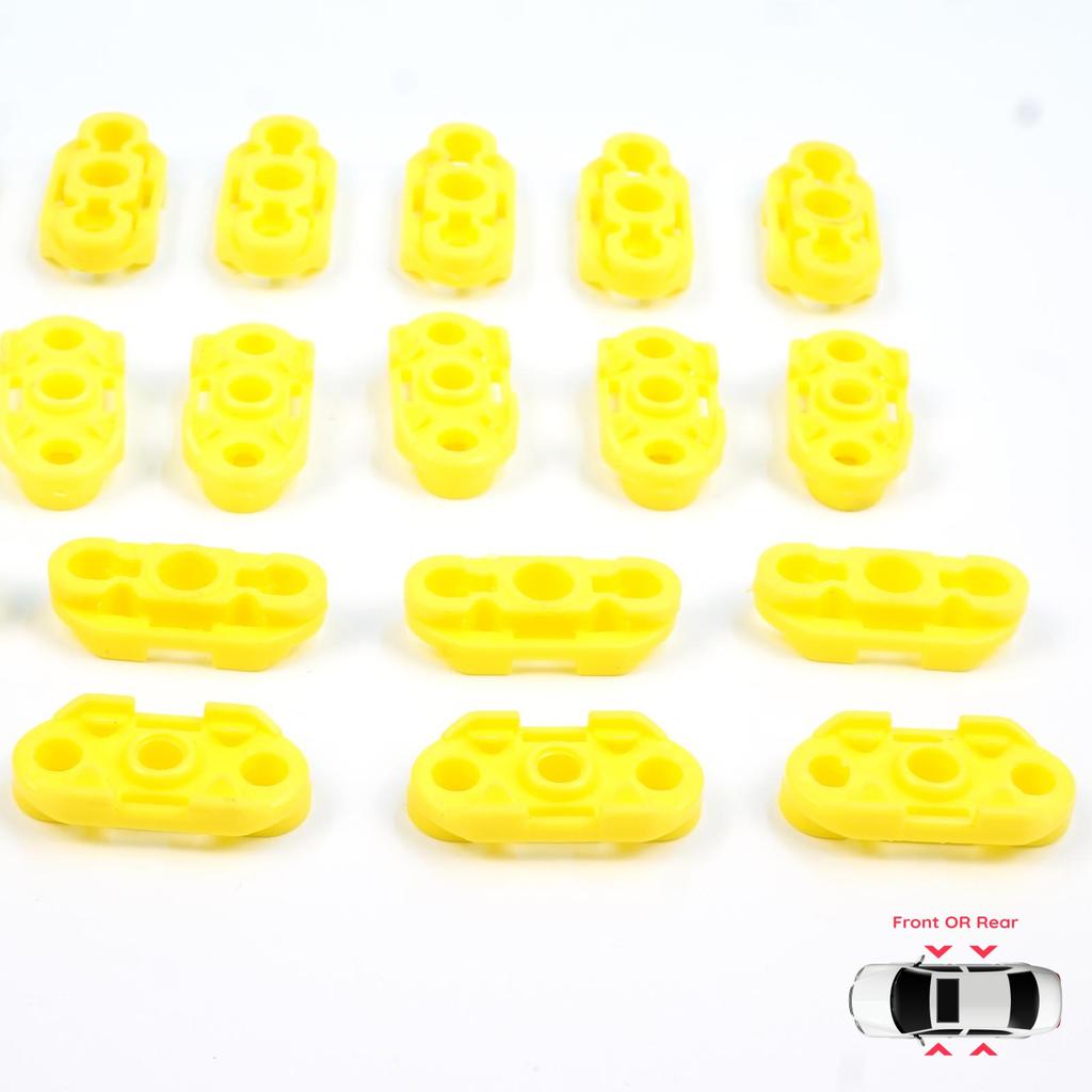 EWR19-2 20 Pieces Window Regulator Guide Clips for Buick Pontiac Oldsmobile Impala Cadillac GM Saab 20369894 20369895