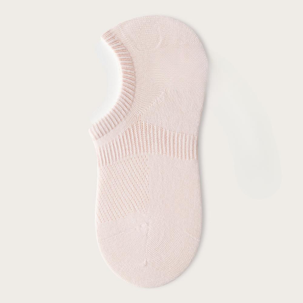 Female Spring and Summer New Cotton Mesh Breathable Anti Fall with The Boat Socks