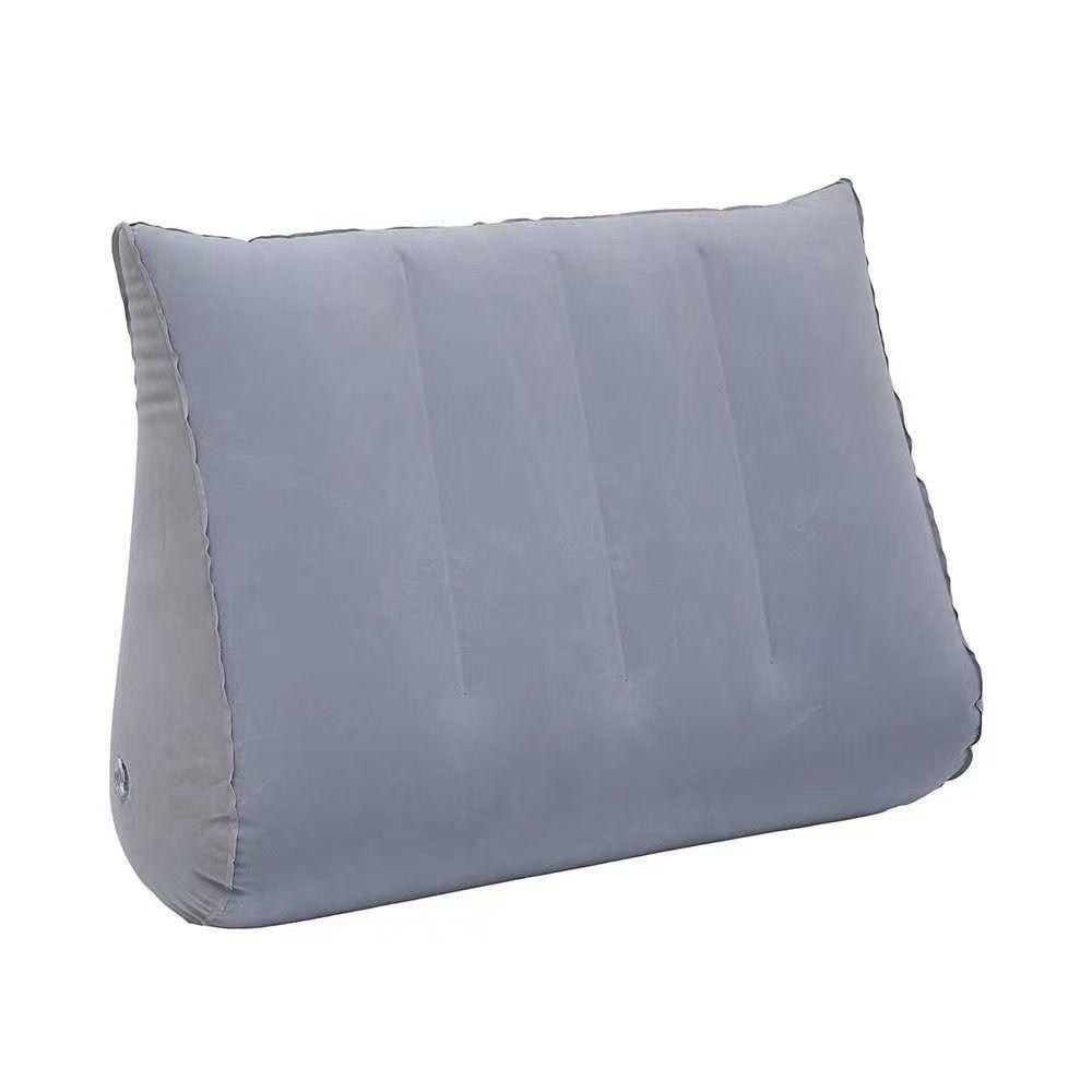 

Inflatable Triangle Pad: Portable Outdoor Travel Cushion & Waist Pillow 45x36x16