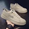 Mode Outdoor Atmungsaktive Sneaker Herren PU-Leder Business Casual Schuhe für Herren 2024 Mode Slipper Laufschuhe Tenis Feminino