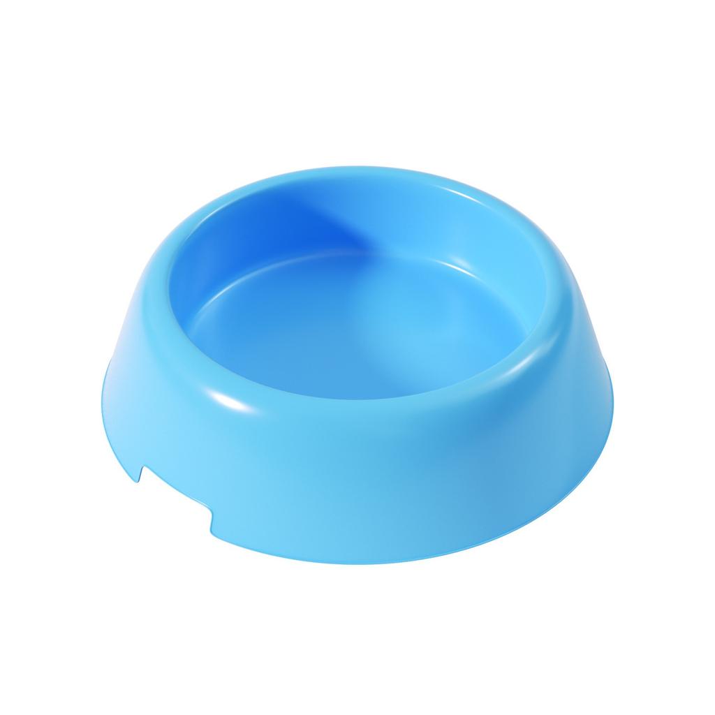 Plastic Candy Color Pet Dog Puppy Animal Practical Food Water Bowl-Random Color