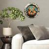 12 Inch Glass Wall Clock with Ultra-Clear Glass for Maximum Readability