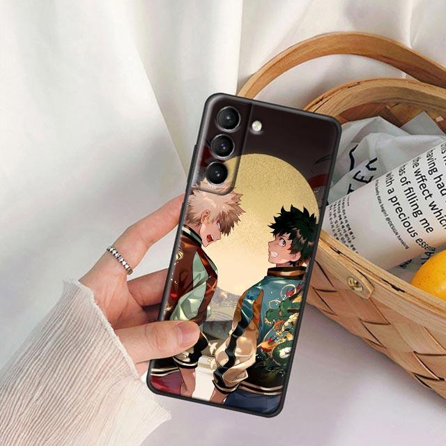 My Hero Academia Midoriya Izuku Anime Phone Case for Samsung Galaxy S22 S21 S20 Fe 5G S7 S8 S9 S10e Plus Ultra Silicone Cover