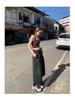 American Retro High-Waisted Wide-Leg Jeans for Women - Spring/Summer Lazy Style