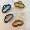 Korean Frosted Large Claw Clip - Elegant Shark Hair Accessory for Women's Updos